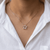 ROSE GOLD STAR CHAIN PENDANT