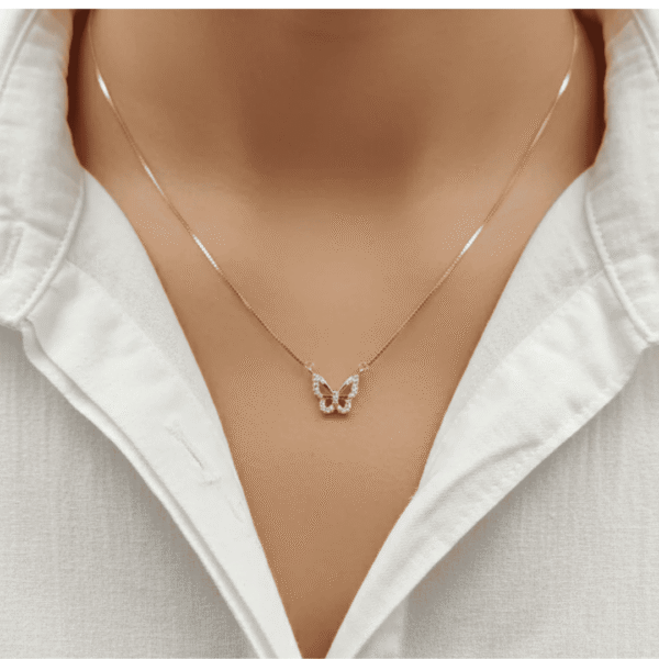 925 SILVER BUTTERFLY CHAIN PENDANT