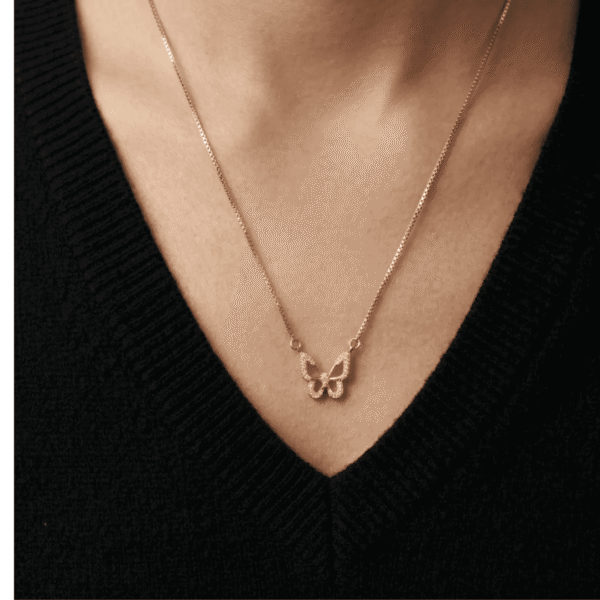 925 SILVER BUTTERFLY CHAIN PENDANT