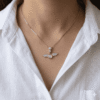 ANGLE WING CHAIN PENDANT