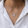 MOP FLOWER CHAIN PENDANT
