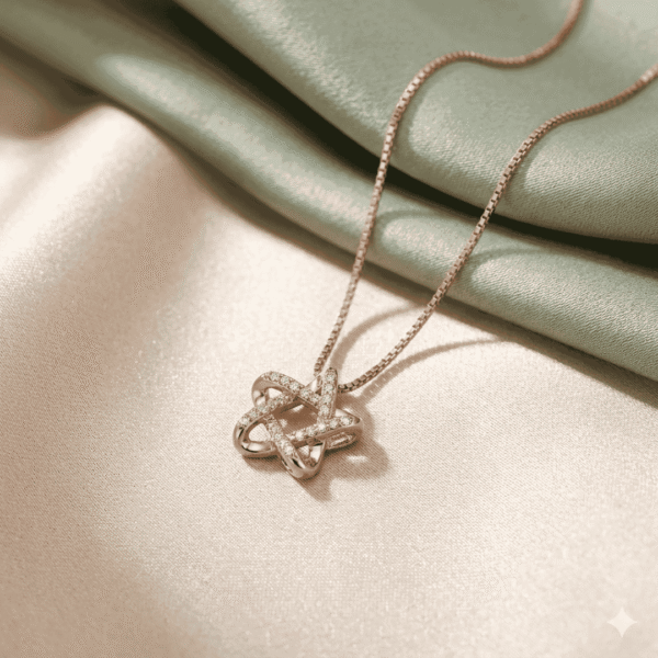 ROSE GOLD STAR CHAIN PENDANT