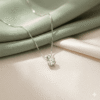 SOLITAIRE ROUND SHAPE CHAIN PENDANT