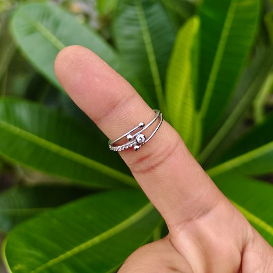 Sparkle Crossover Ring