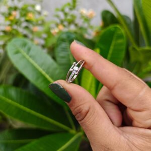 Sparkle Crossover Ring