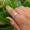 Raound And Baguette Ring