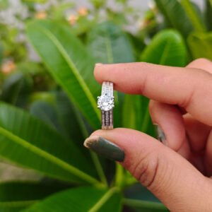Raound And Baguette Ring