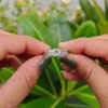 Raound And Baguette Ring