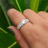 solitaire And Baguette Ring