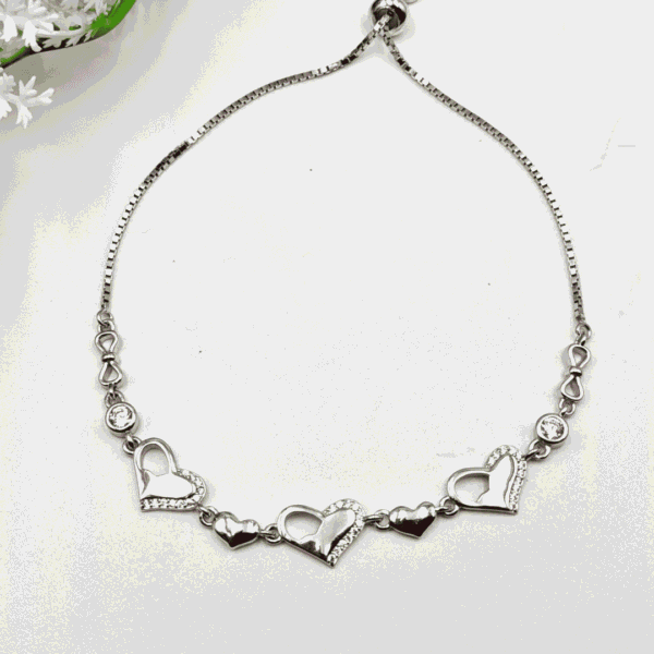 Heart Charm Bracelet